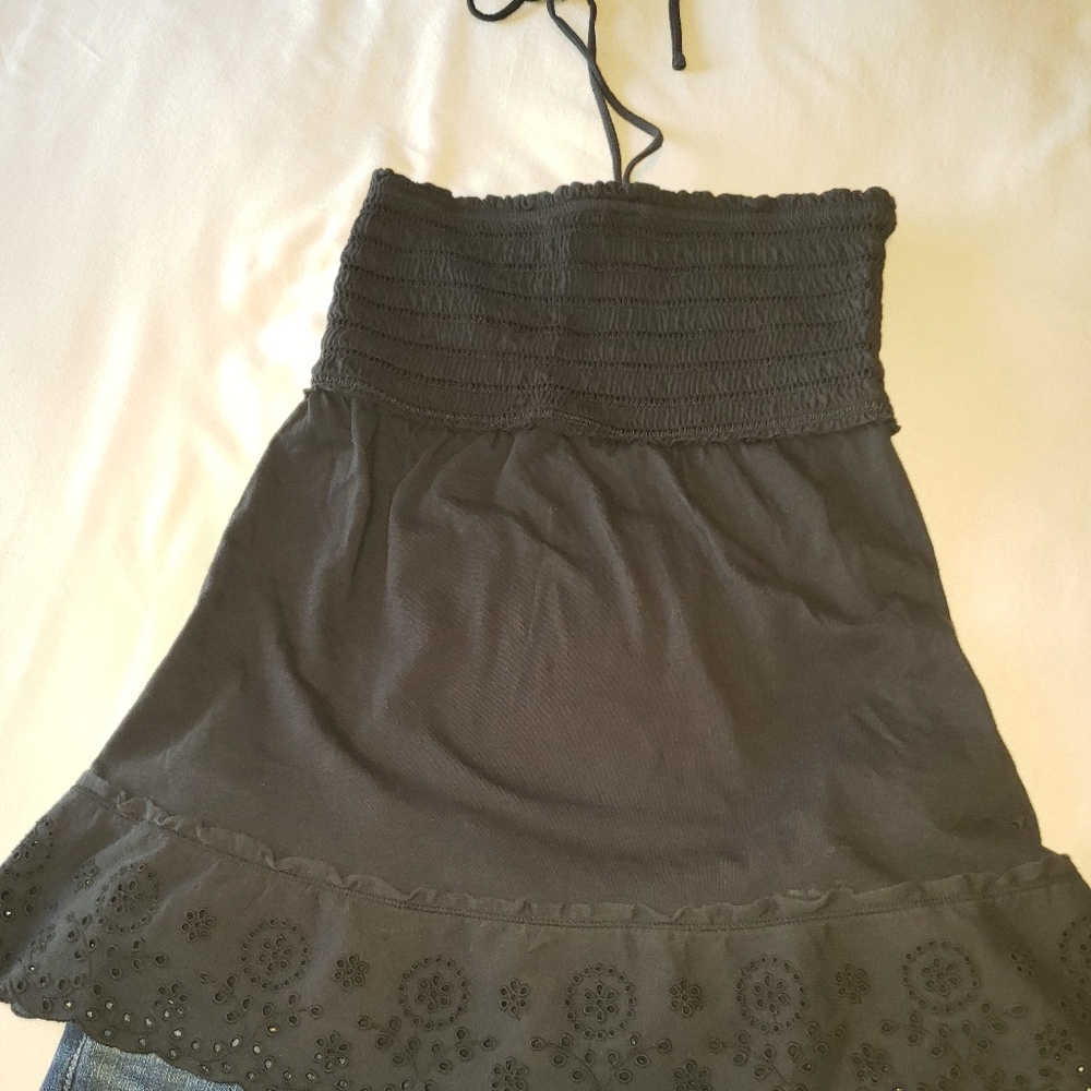 American Eagle Outfitters black halter top